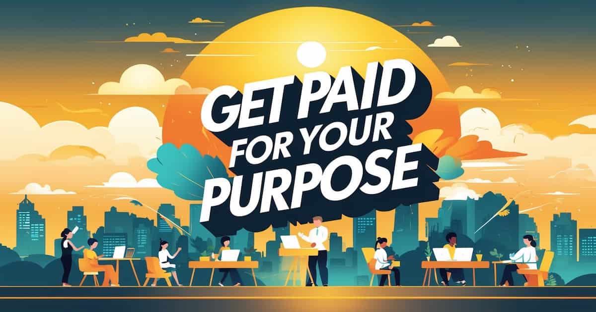 Get Paid For Your Purpose