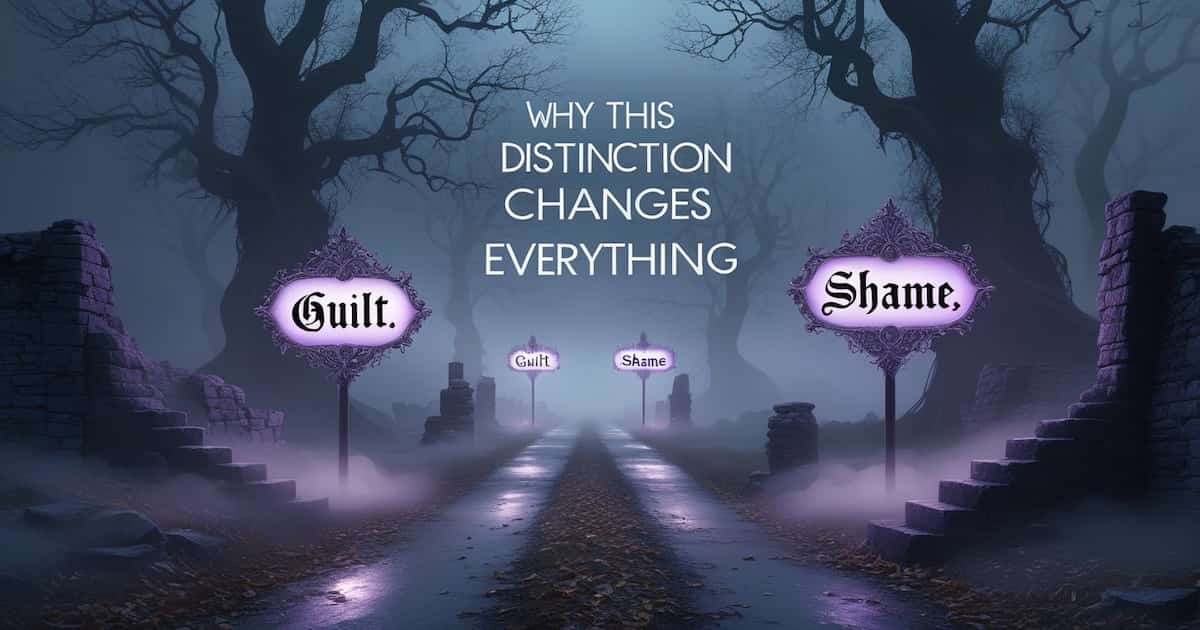 The Psychology of Guilt Corrects, Shame Withdraws: Why This Distinction Changes Everything
